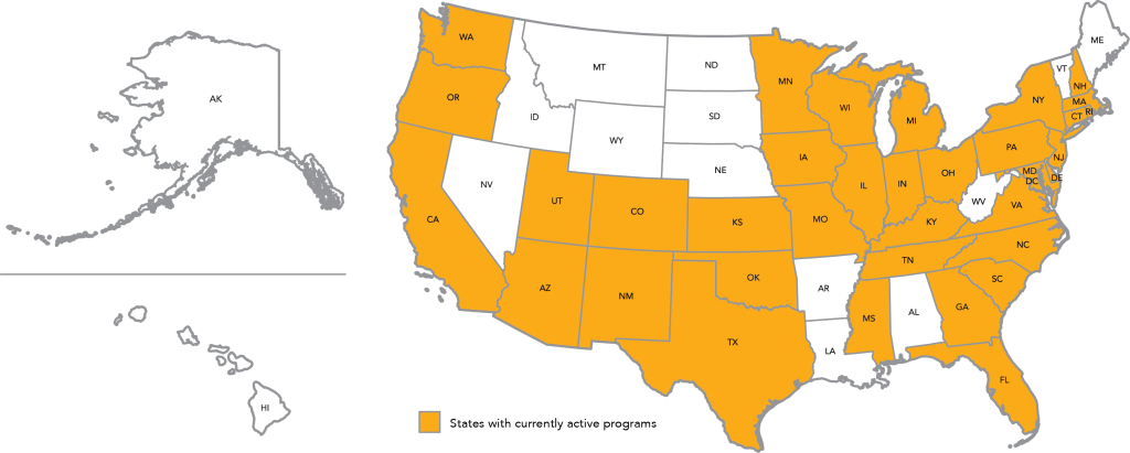 Map Of Specialty Programs