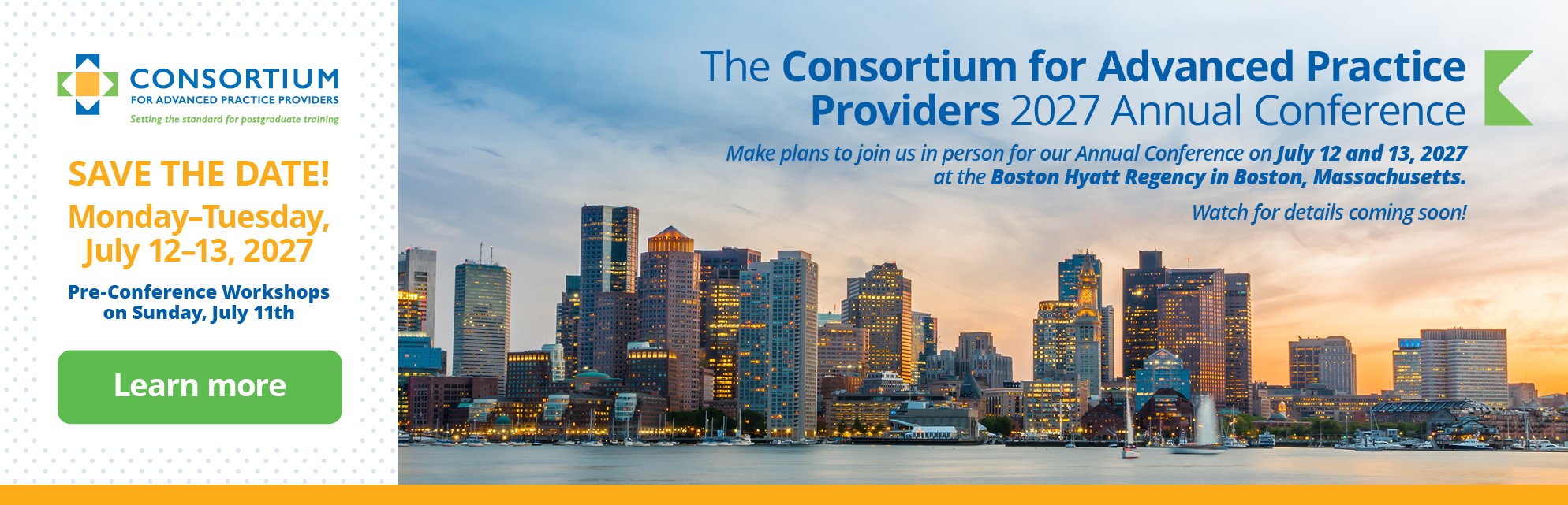 Consortium for Advanced Practice Providers’ 2027 Annual Conference
